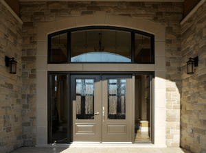 french doors with fixed glass